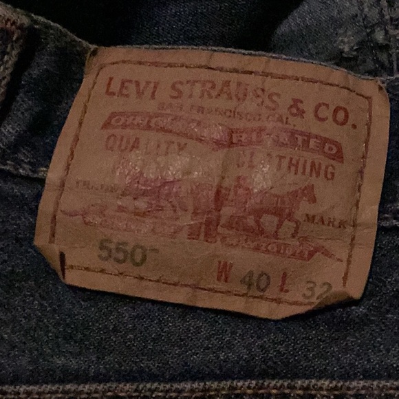 π Levi's Men's 550 Jeans RELAXED EPLC 40/42x 32 - Picture 7 of 15